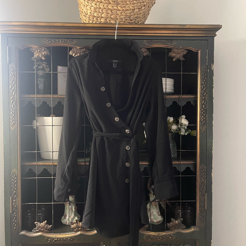 Forever 21 Black wrap dress